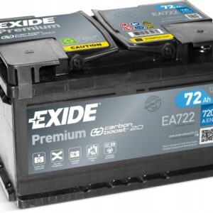 Akumulator Exide Premium EA722 12V 72Ah 720A Carbon Boost