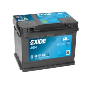 Akumulator Exide AGM EK600 12V 60Ah 680A