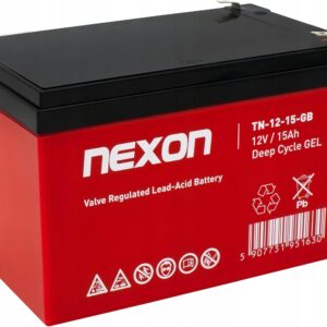 Akumulator żelowy Nexon Deep Cycle GEL 12V 15Ah